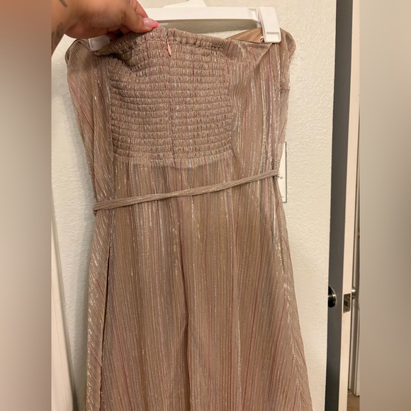 Petal& Pup Farley Strapless Metallic Maxi Dress NWT - Picture 8 of 9